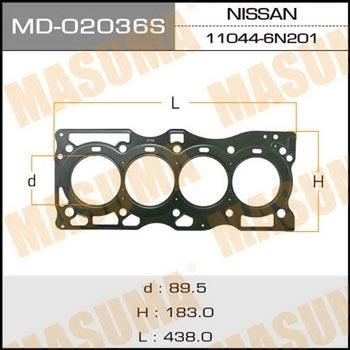 Masuma MD-02036S Gasket, cylinder head MD02036S: Buy near me in Poland at 2407.PL - Good price!