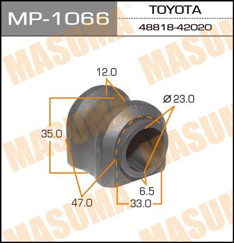 Masuma MP-1066 Втулка стабілізатора заднього MP1066: Купити у Польщі - Добра ціна на 2407.PL!