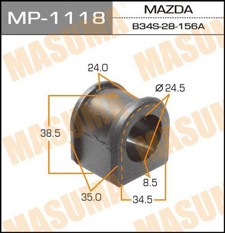 Masuma MP-1118 Tuleja stabilizatora tylnego MP1118: Dobra cena w Polsce na 2407.PL - Kup Teraz!