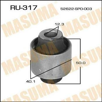Masuma RU-317 Silent block rear shock absorber RU317: Buy near me in Poland at 2407.PL - Good price!