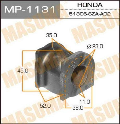 Masuma MP-1131 Втулка стабилизатора переднего MP1131: Отличная цена - Купить в Польше на 2407.PL!