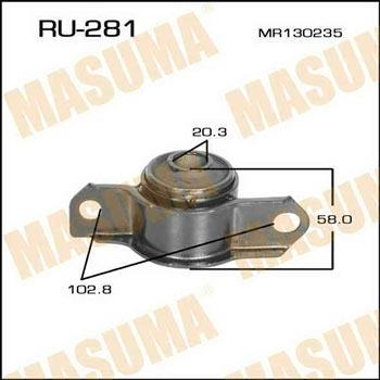 Masuma RU-281 Сайлентблок RU281: Отличная цена - Купить в Польше на 2407.PL!