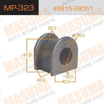 Masuma MP-323 Bearing Bush, stabiliser MP323: Buy near me in Poland at 2407.PL - Good price!