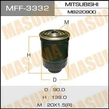 Masuma MFF-3332 Fuel filter MFF3332: Buy near me in Poland at 2407.PL - Good price!