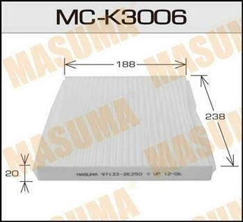 Masuma MC-K3006 Filter, interior air MCK3006: Buy near me in Poland at 2407.PL - Good price!