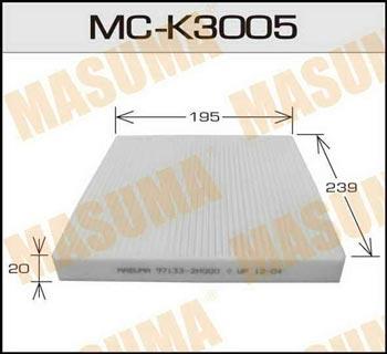 Masuma MC-K3005 Filter, interior air MCK3005: Buy near me in Poland at 2407.PL - Good price!