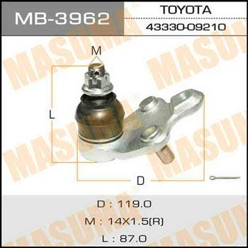 Masuma MB-3962 Ball joint MB3962: Buy near me in Poland at 2407.PL - Good price!