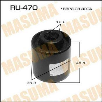 Masuma RU-470 Silent block, rear lower arm, outer RU470: Buy near me in Poland at 2407.PL - Good price!