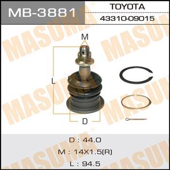 Masuma MB-3881 Опора шаровая MB3881: Отличная цена - Купить в Польше на 2407.PL!