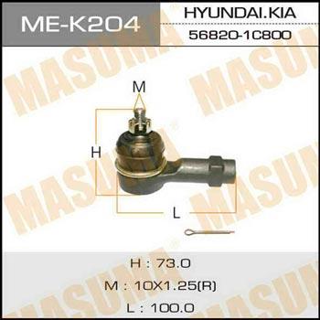 Masuma ME-K204 Tie rod end MEK204: Buy near me in Poland at 2407.PL - Good price!