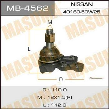 Masuma MB-4562 Опора шаровая MB4562: Отличная цена - Купить в Польше на 2407.PL!