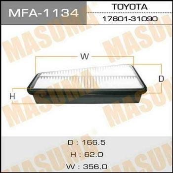 Masuma MFA-1134 Air filter MFA1134: Buy near me in Poland at 2407.PL - Good price!