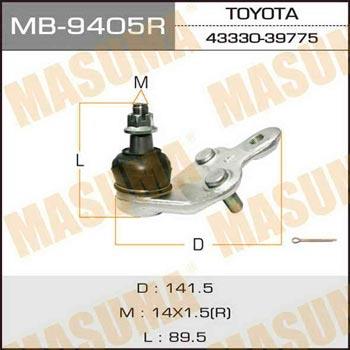 Masuma MB-9405R Ball joint MB9405R: Buy near me in Poland at 2407.PL - Good price!