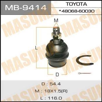Masuma MB-9414 Ball joint MB9414: Buy near me in Poland at 2407.PL - Good price!