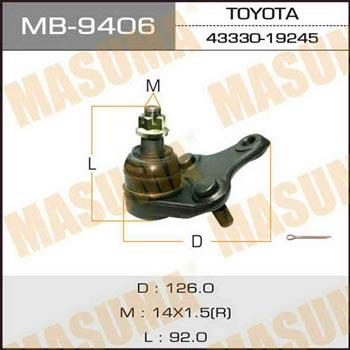 Masuma MB-9406 Ball joint MB9406: Buy near me in Poland at 2407.PL - Good price!