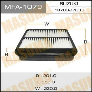 Masuma MFA-1079 Filtr powietrza MFA1079: Dobra cena w Polsce na 2407.PL - Kup Teraz!