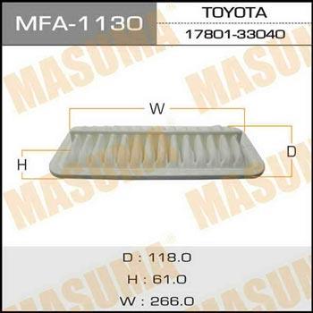 Masuma MFA-1130 Filtr powietrza MFA1130: Dobra cena w Polsce na 2407.PL - Kup Teraz!