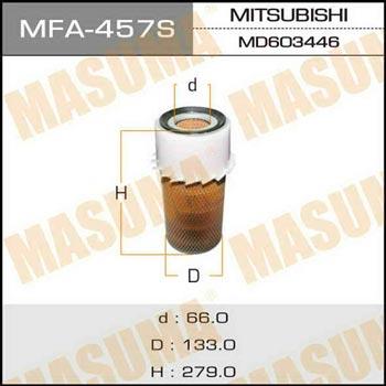 Masuma MFA-457 Воздушный фильтр MFA457: Отличная цена - Купить в Польше на 2407.PL!