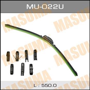 Masuma MU-022U Wiper Blade Frameless 550 mm (22") MU022U: Buy near me in Poland at 2407.PL - Good price!