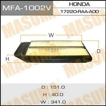 Masuma MFA-1002 Air filter MFA1002: Buy near me in Poland at 2407.PL - Good price!