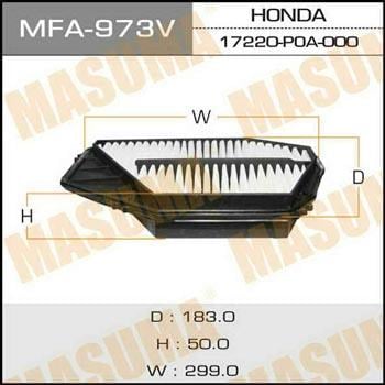 Masuma MFA-973 Air filter MFA973: Buy near me in Poland at 2407.PL - Good price!