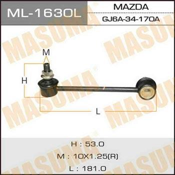 Masuma ML-1630L Front Left stabilizer bar ML1630L: Buy near me in Poland at 2407.PL - Good price!