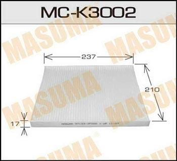 Masuma MC-K3002 Filtr kabinowy MCK3002: Dobra cena w Polsce na 2407.PL - Kup Teraz!