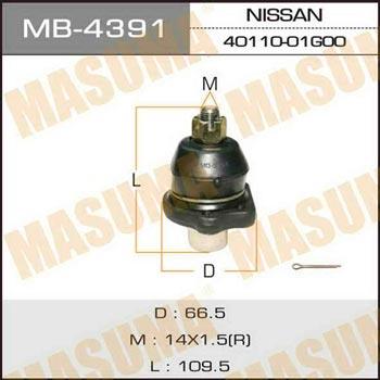 Masuma MB-4391 Ball joint MB4391: Buy near me at 2407.PL in Poland at an Affordable price!