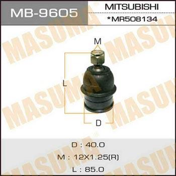 Masuma MB-9605 Sworzeń wahacza MB9605: Dobra cena w Polsce na 2407.PL - Kup Teraz!