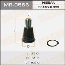 Masuma MB-9566 Ball joint MB9566: Buy near me in Poland at 2407.PL - Good price!