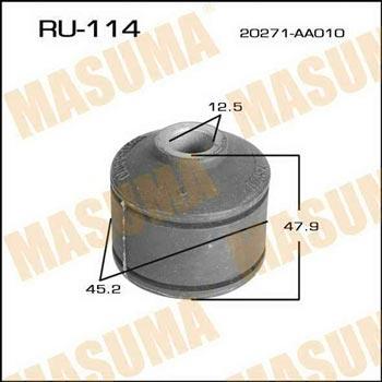 Masuma RU-114 Silent block rear trailing arm RU114: Buy near me in Poland at 2407.PL - Good price!