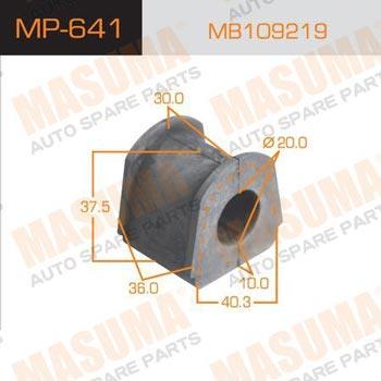 Masuma MP-641 Rear stabilizer bush MP641: Buy near me in Poland at 2407.PL - Good price!