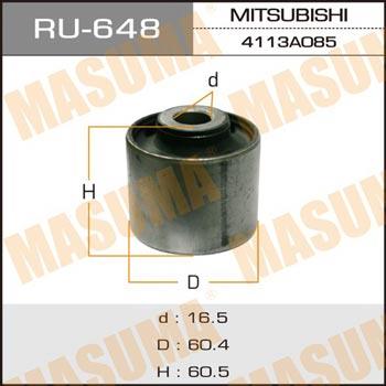 Masuma RU-648 Сайлентблок заднего продольного рычага RU648: Отличная цена - Купить в Польше на 2407.PL!