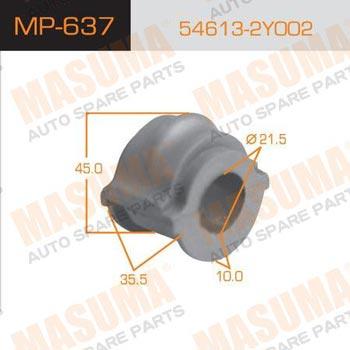 Masuma MP-637 Втулка стабилизатора переднего MP637: Отличная цена - Купить в Польше на 2407.PL!
