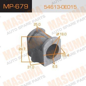 Masuma MP-679 Втулка стабилизатора переднего MP679: Отличная цена - Купить в Польше на 2407.PL!