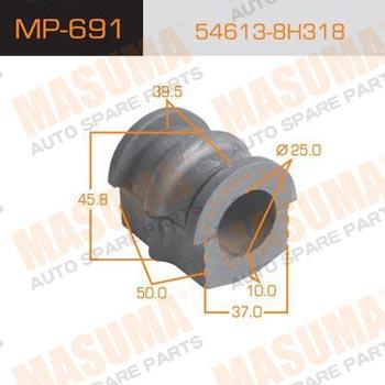 Masuma MP-691 Front stabilizer bush MP691: Buy near me in Poland at 2407.PL - Good price!