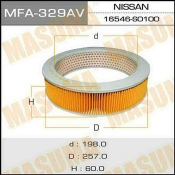 Masuma MFA-329 Air filter MFA329: Buy near me in Poland at 2407.PL - Good price!