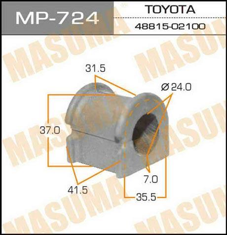 Masuma MP-724 Front stabilizer bush MP724: Buy near me in Poland at 2407.PL - Good price!