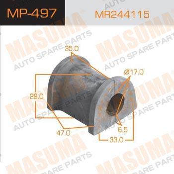 Masuma MP-497 Втулка стабілізатора переднього MP497: Приваблива ціна - Купити у Польщі на 2407.PL!
