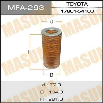 Masuma MFA-293 Luftfilter MFA293: Kaufen Sie zu einem guten Preis in Polen bei 2407.PL!