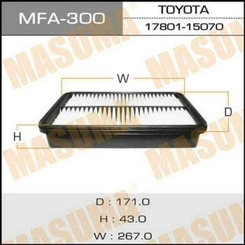Masuma MFA-300 Воздушный фильтр MFA300: Отличная цена - Купить в Польше на 2407.PL!