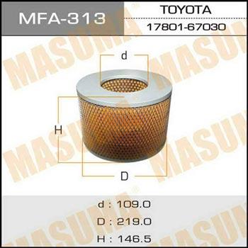 Masuma MFA-313 Air filter MFA313: Buy near me in Poland at 2407.PL - Good price!