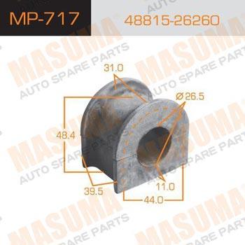 Masuma MP-717 Front stabilizer bush MP717: Buy near me in Poland at 2407.PL - Good price!