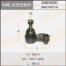 Masuma ME-K556R Tie rod end right MEK556R: Buy near me in Poland at 2407.PL - Good price!