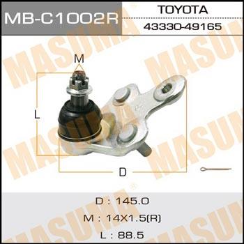 Masuma MB-C1002R Ball joint MBC1002R: Buy near me at 2407.PL in Poland at an Affordable price!