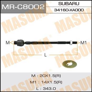Masuma MR-C8002 Inner Tie Rod MRC8002: Buy near me in Poland at 2407.PL - Good price!