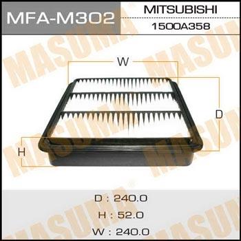 Masuma MFA-M302 Повітряний фільтр MFAM302: Приваблива ціна - Купити у Польщі на 2407.PL!