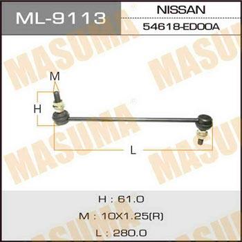 Masuma ML-9113 Стойка стабилизатора ML9113: Отличная цена - Купить в Польше на 2407.PL!