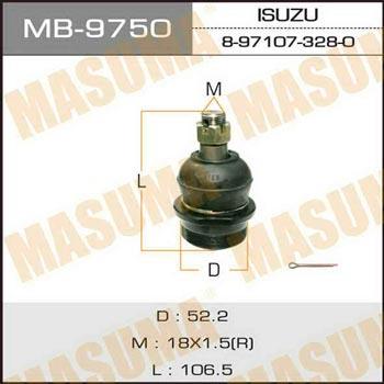 Masuma MB-9750 Ball joint MB9750: Buy near me in Poland at 2407.PL - Good price!