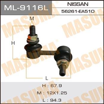 Masuma ML-9116L Łącznik stabilizatora ML9116L: Dobra cena w Polsce na 2407.PL - Kup Teraz!